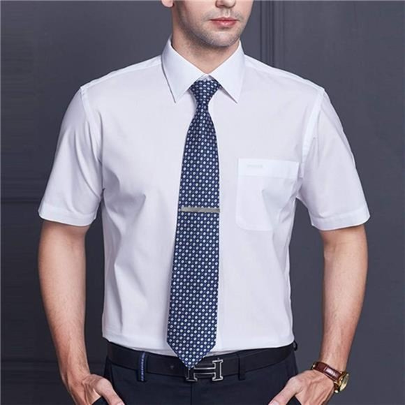 4pcs Tie Bar Clip, Tie Tack Pins Tie Clips for Men Silver Necktie Bar Pinch Clip - Picture 7 of 7